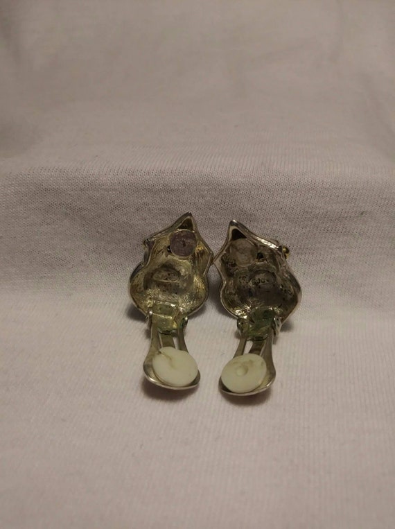 Pewter earrings St Justin Cornwall pewter clip on… - image 5