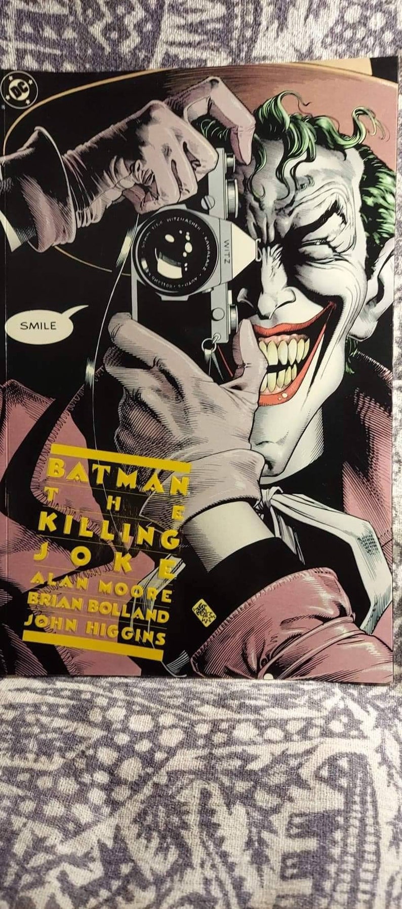 Batman the Killing Joke Alan Moore Brian Bolland John Higgins - Etsy