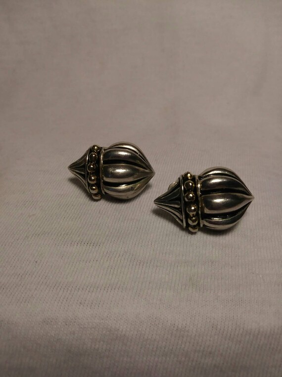 Pewter earrings St Justin Cornwall pewter clip on… - image 8