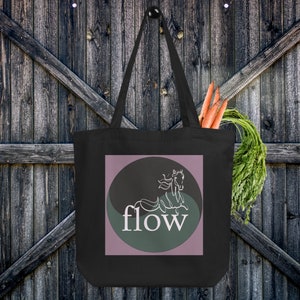 Pferd Tote Bag, Flow Pferd Tote, Reitertasche, Einkaufstasche, Scheune Tasche, schwarze Tasche, Cremetasche