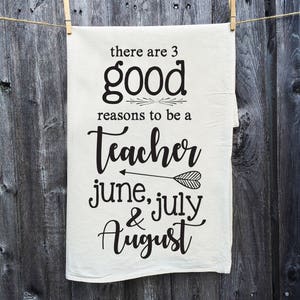 Dish Towel Tea Towel Kitchen Decor Teacher appreciation gift Teacher appreciation week End of year teacher gift Teacher Back to School
