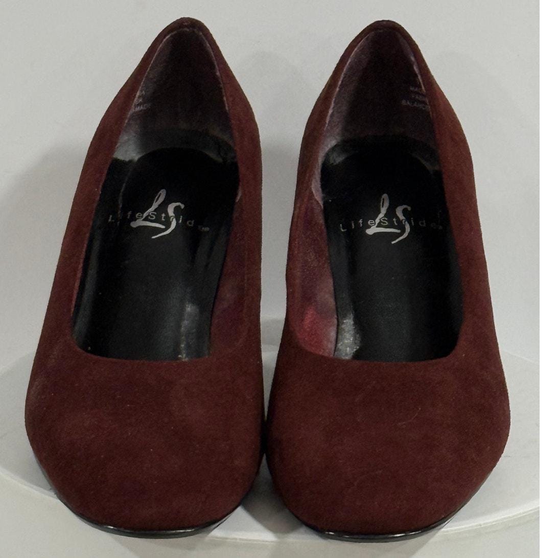 burgundy dress shoes women Bernadette Edwardian Oxfords (Burgundy/Black) – American Duchess main image 0