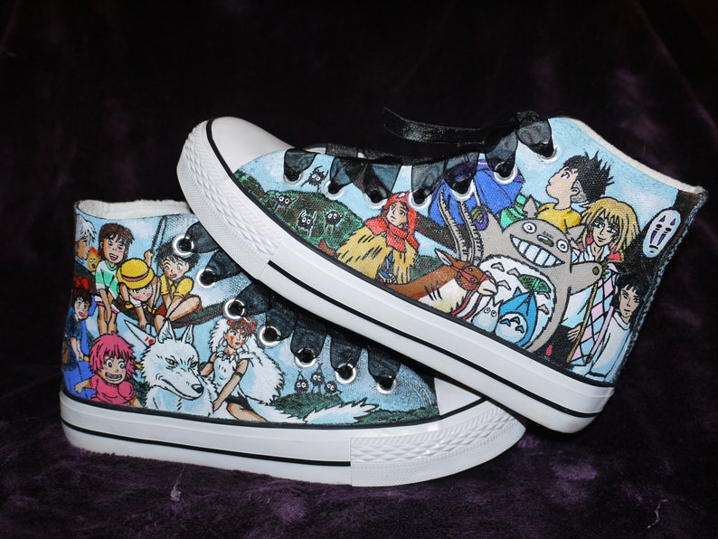 Shoes Collection GHIBLI ... Custom Sneakers Shoes | Etsy