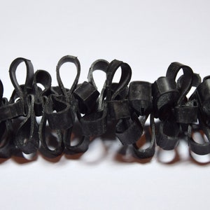 Statement Bracelet made from Black Bicycle Inner Tube Eco friendly Women&#39;s Bracelet Vegan Bike Tire Bracelet Cyclist Gift Valentine&#39;s Day