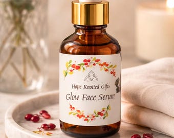 Vitamin C Glow Face Serum, Hibiscus Tea Water, Essential Oils