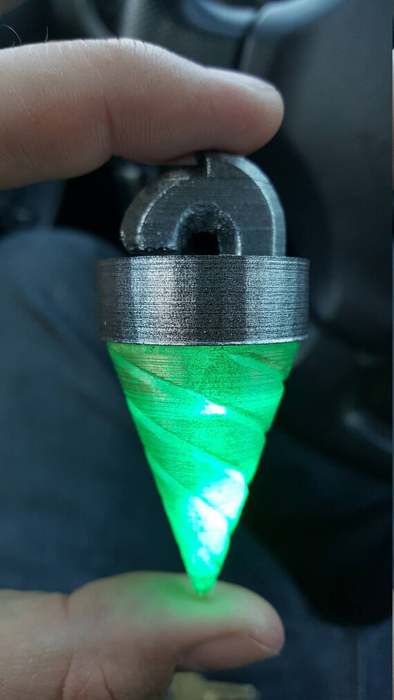 Spiral Drill Key glowing/flashing Cosplay prop Etsy