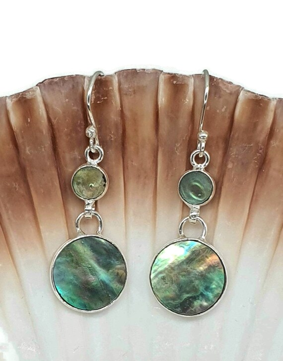 Paua shell earrings sale