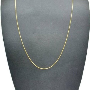 Cadena de serpiente de oro, 22 pulgadas, plata de ley, galvanoplastia de oro de 14 quilates, 56 cm, cadena apilable, colgantes colgantes, NUEVO
