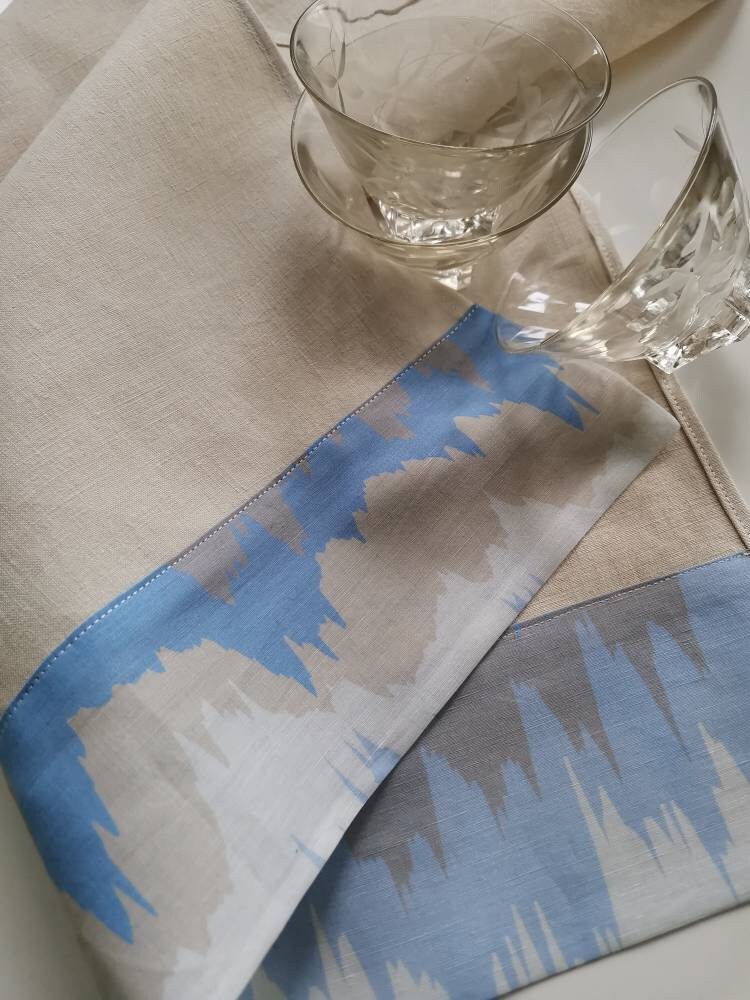 Torchon de Cuisine, Torchon Lin , Fait Main, Écrue Modern Tea Towel, French Dishcloth,