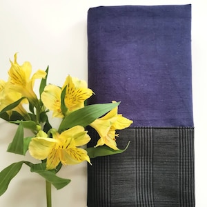 Kitchen towel, linen towel, handmade towel, purple towel, hand towel, glass towel, recycled linen towel, French towel