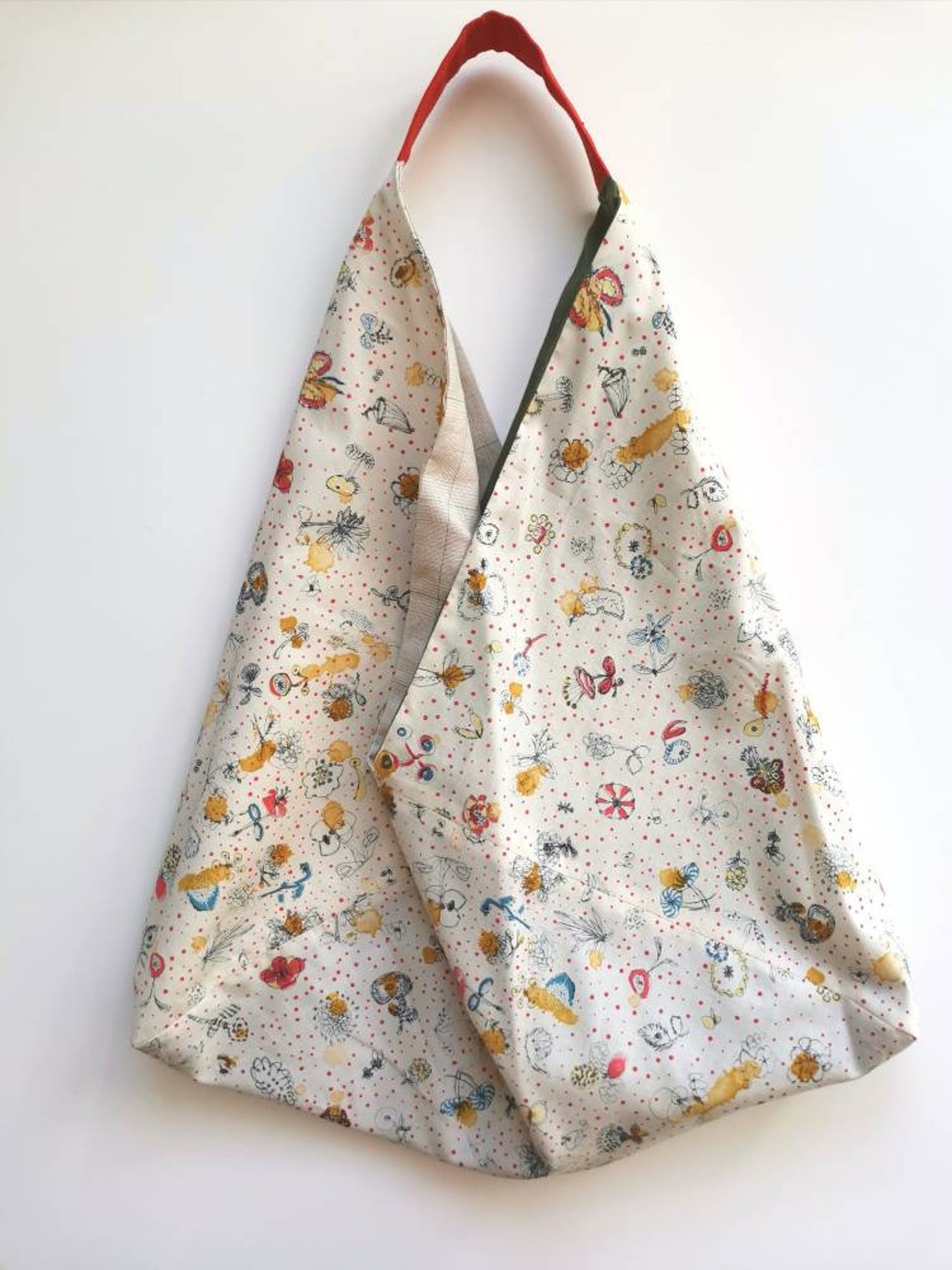 Handbag Shoulder Bag Recycled Fabric Bag Handmade Bag Etsy UK