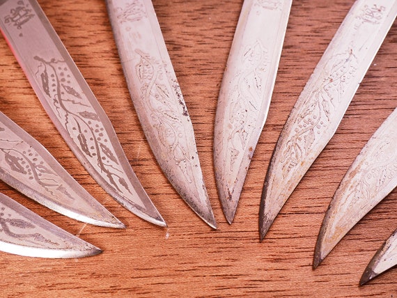 Rare Vintage Knives From Cervantes Oaxaca Mexico Steal Ornate