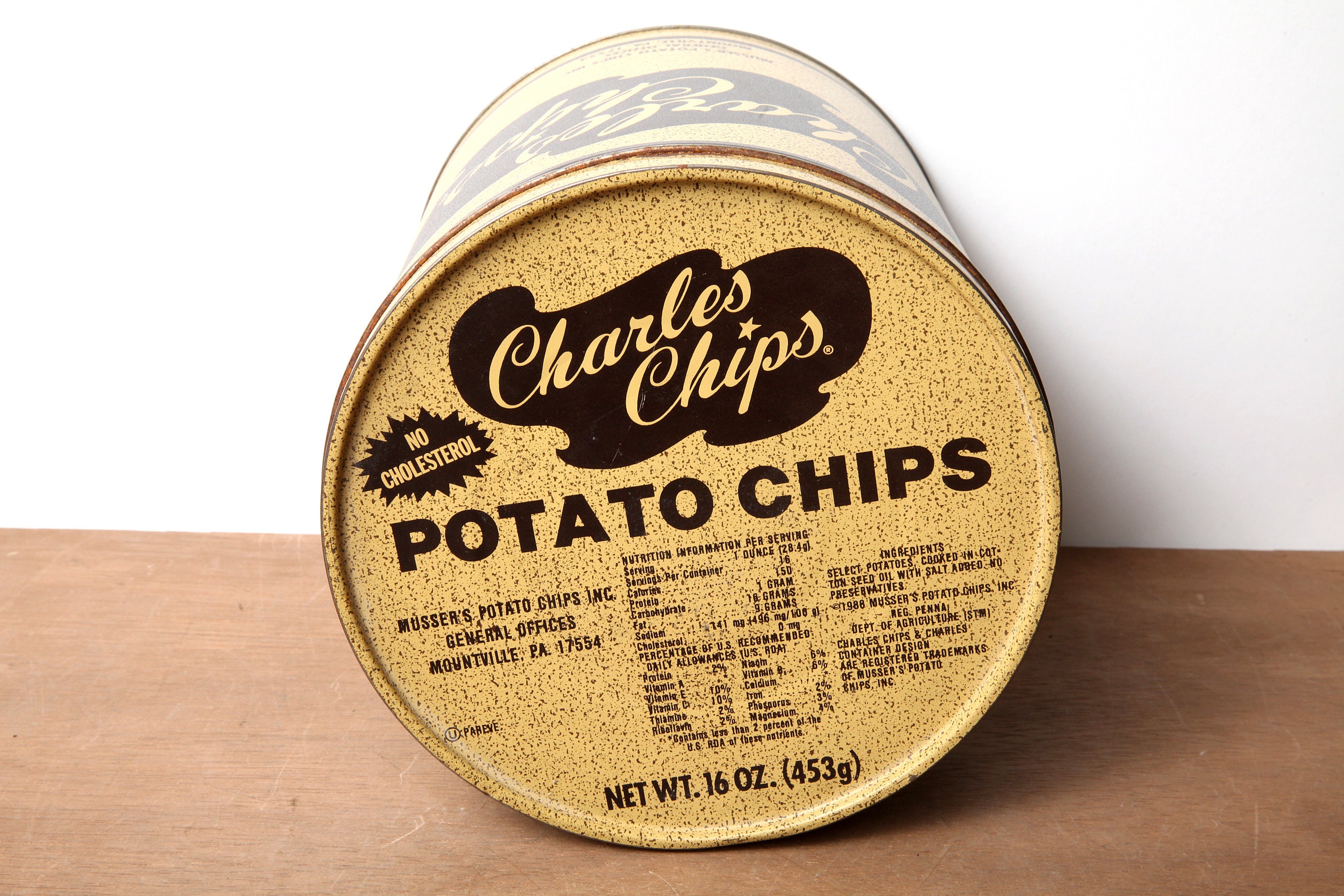 アンティーク缶　ヴィンテージ缶 ⑦ POTATO CHIPS アンティーク缶 ヴィンテージ缶 ⑦ POTATO CHIPS