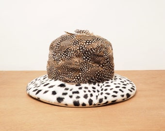 Vintage MR. JOHN Classic Black Rhinestone Studded Hat  display picture 1