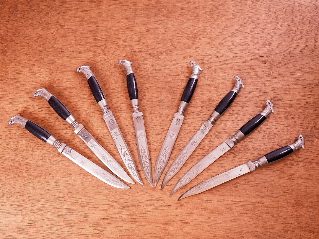 Rare Vintage Knives From Cervantes Oaxaca Mexico Steal Ornate