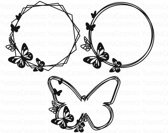 Free Free 153 Butterfly Border Svg SVG PNG EPS DXF File