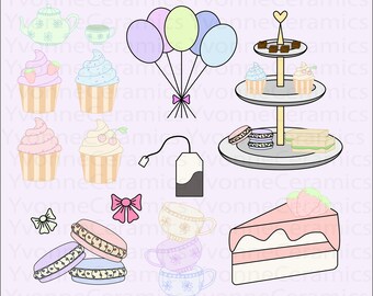 Afternoon Tea Svg Etsy Canada