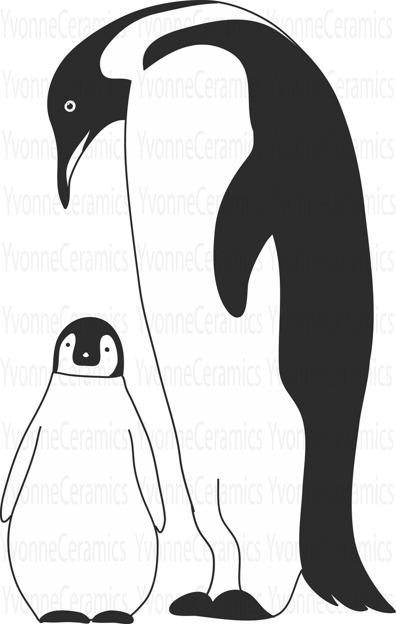 Download Penguin svg baby penguin svg file mom and baby svg png jpg ...