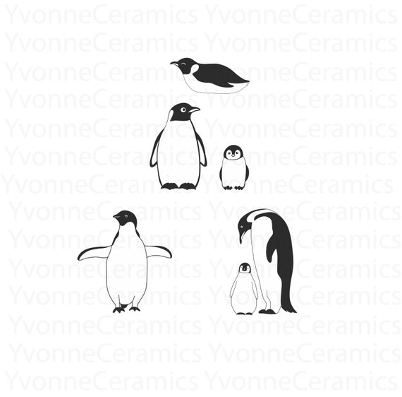 Download Penguin Svg Baby Penguin Svg File Mom And Baby Svg Png Jpg Etsy