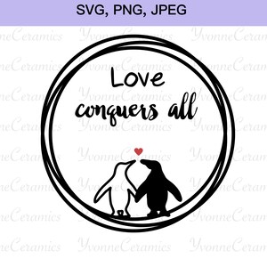 Download Penguin Svg Baby Penguin Svg File Mom And Baby Svg Png Jpg Etsy