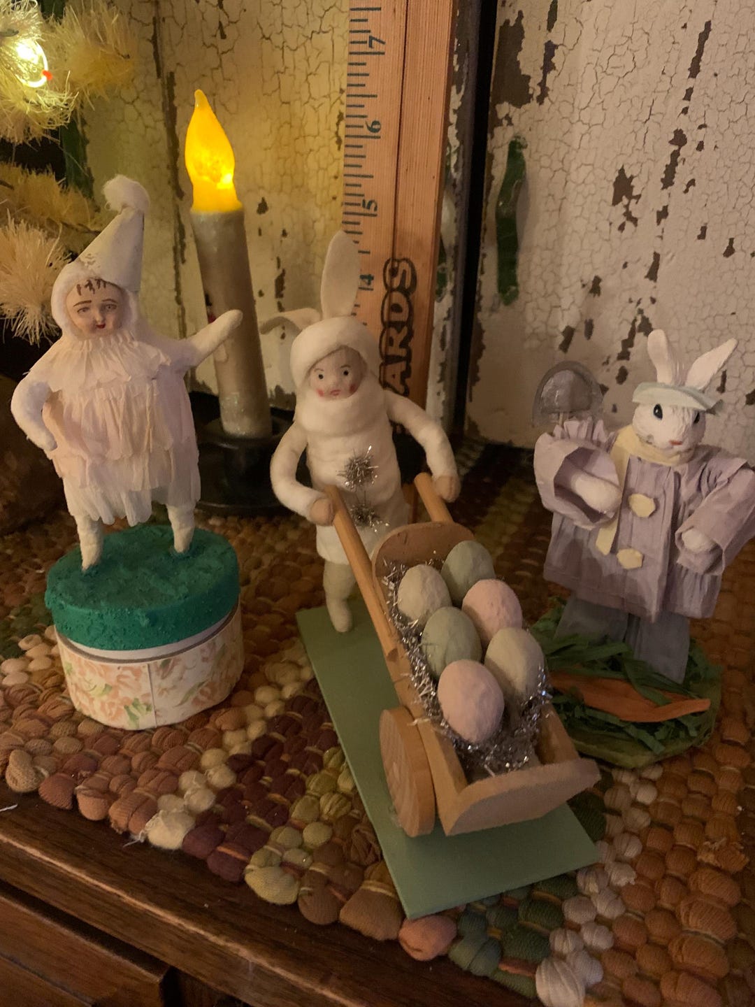 Seasons of Cannon Falls 2003 Set of 3 Spun Cotton Easter Etsy