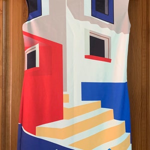 Retro Mod Squad mini dress 1980s