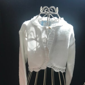 Vintage Julius Berger  Toddler Bolero/ sweater, Pattiplay Pal Doll
