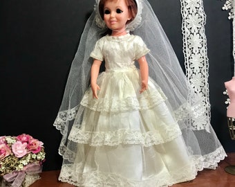 antique wedding dolls