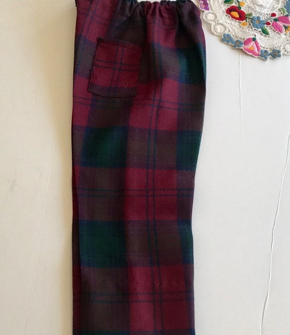 Vintage Hector Russell Tartan Wool Plaid Pants , … - image 5