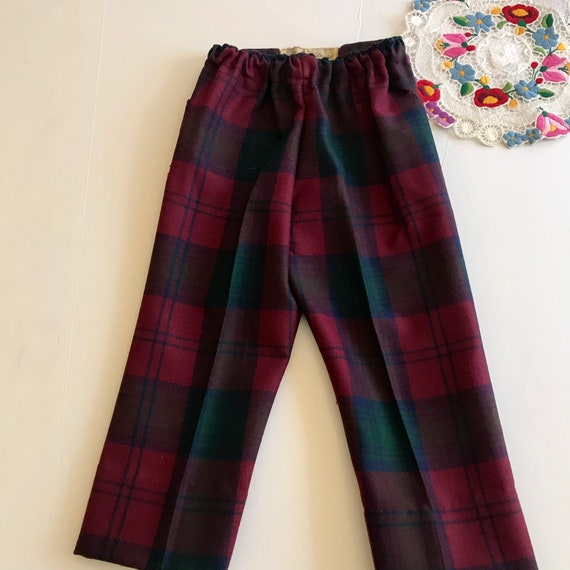 Vintage Hector Russell Tartan Wool Plaid Pants , … - image 1