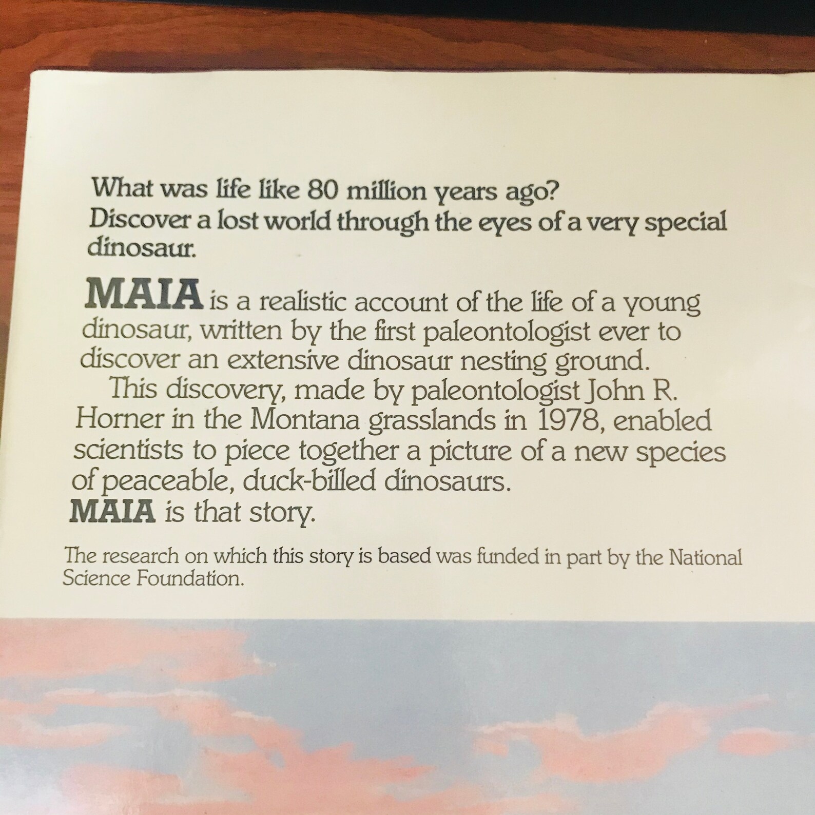 Maia A Dinosaur Grows Up