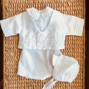 Vintage Baby boy Baptism Suit, Christening Suit , Dedication Day Baby, Wedding Set