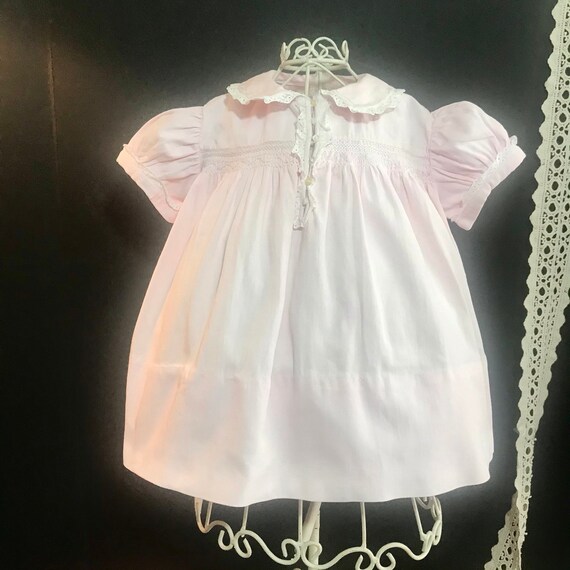 Vintage 1940/50 Smocked “ Babette” Dress 6-9 mos - image 5