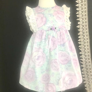 Jahrgang “ EVY “ von Kalifornien Schürze Sommerkleid Kleinkind ,