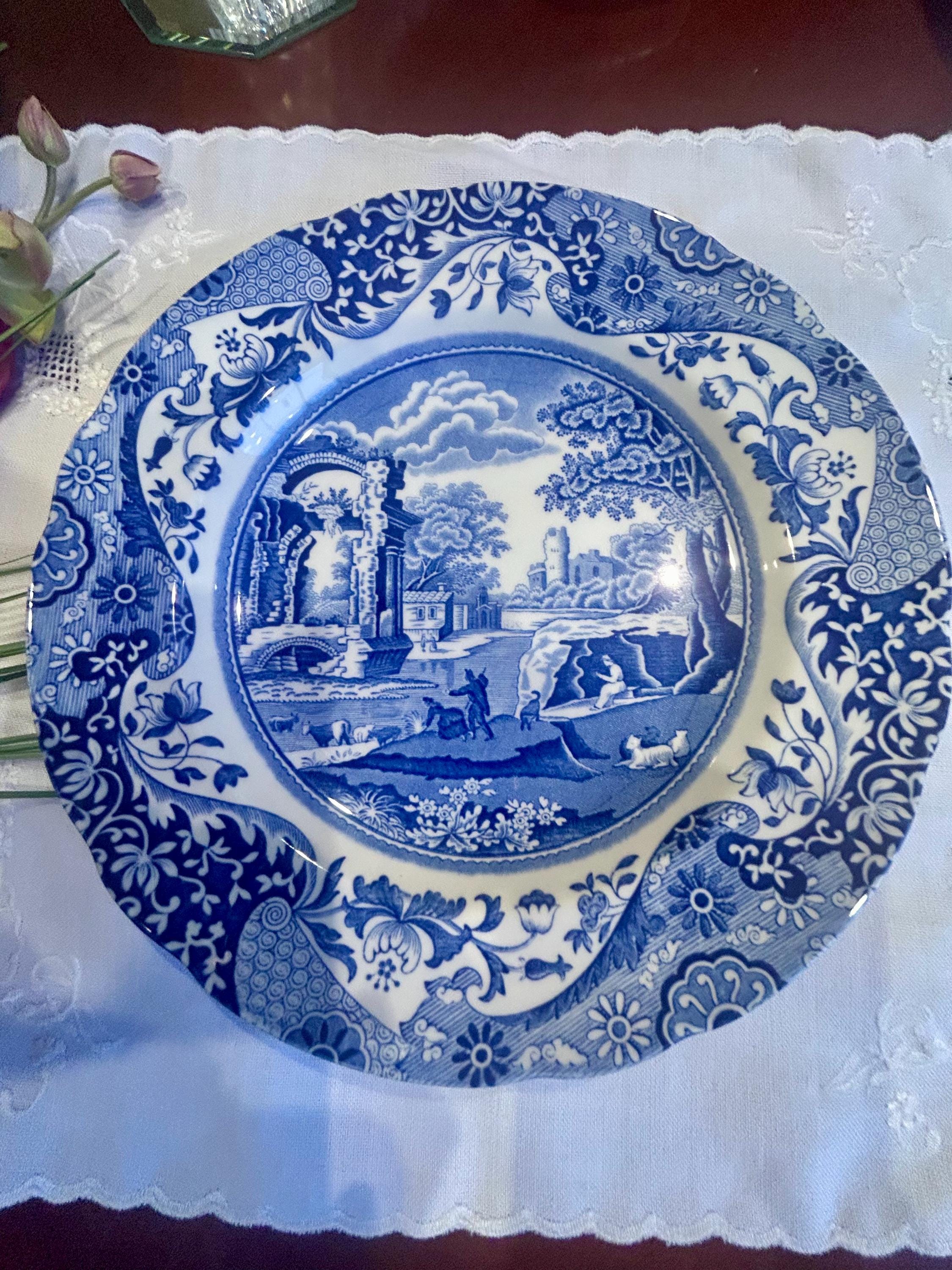 Willow Pattern Plate Spode - Etsy