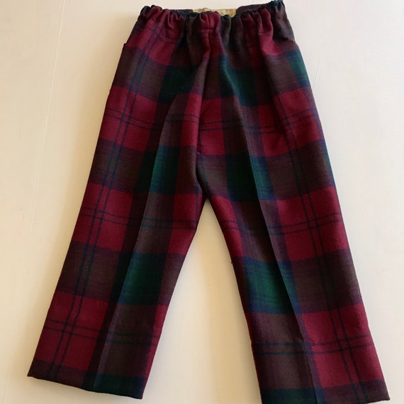 Vintage Hector Russell Tartan Wool Plaid Pants , … - image 2