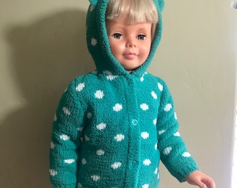 Tucker and Tate Chenille Hooded Bear Ears Sweater , 18 mos .