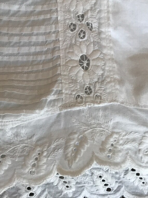 Antique Victorian style Baby Gown, Christening Go… - image 10