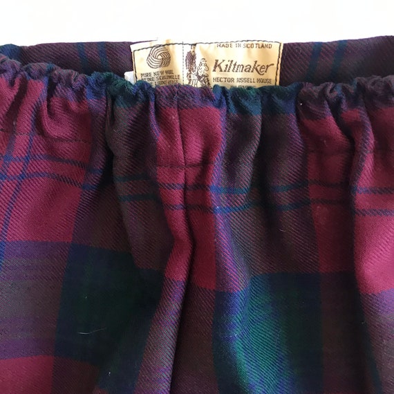 Vintage Hector Russell Tartan Wool Plaid Pants , … - image 3