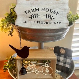 Farmhouse Home Tier Tray Set