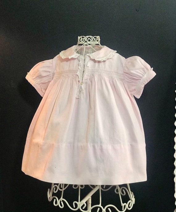 Vintage 1940/50 Smocked “ Babette” Dress 6-9 mos - image 6