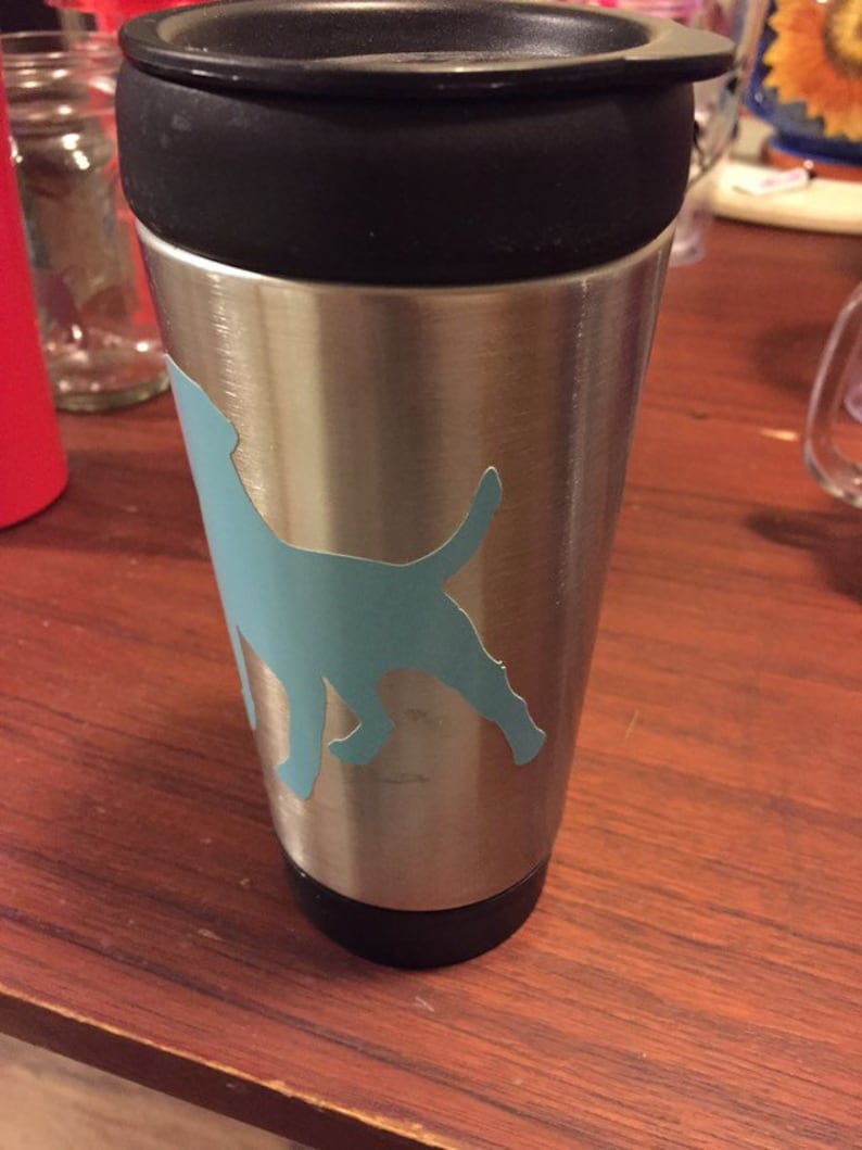 American Bulldog travel mug
