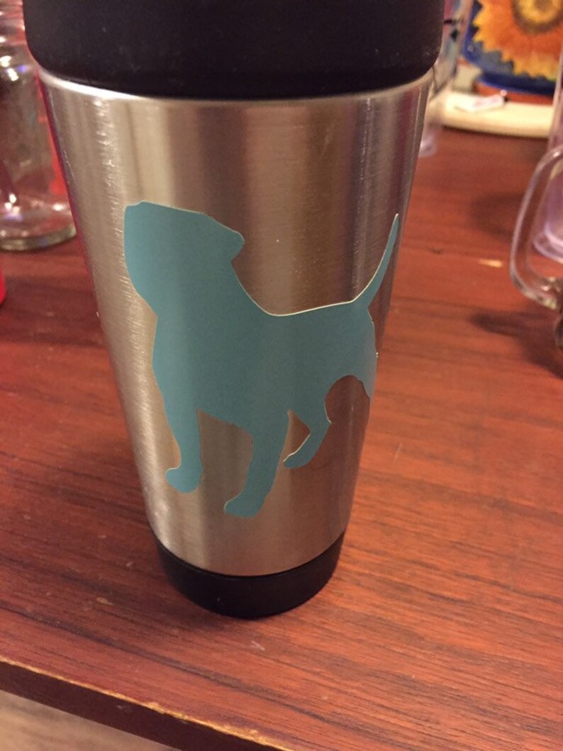 American Bulldog travel mug