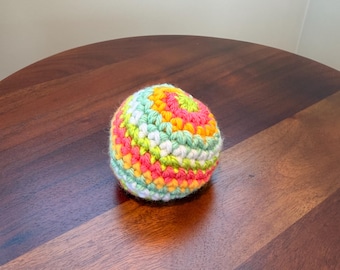 Pelota de hacky sack personalizada de ganchillo