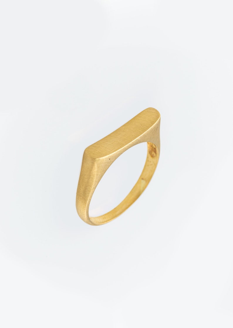 14k Solid Gold Posy Dome Ring image 4