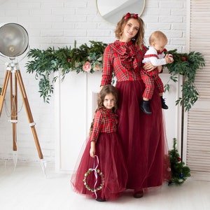mommy daughter christmas dresses