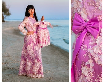 mother and baby dress