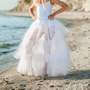 Girls Tulle Petticoat: Soft Layered Skirt Extender