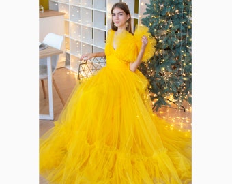 layered puffy dress