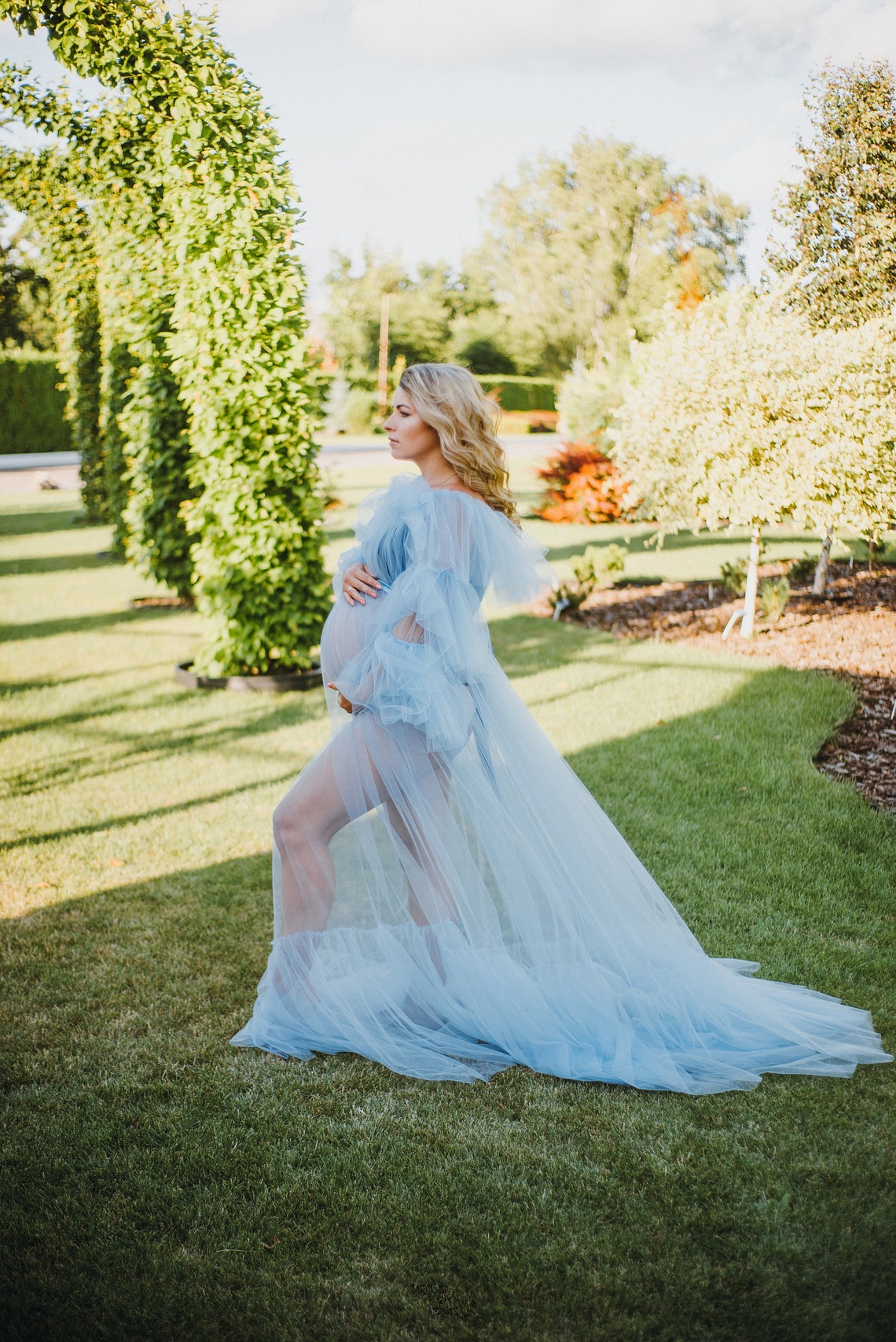 Tulle Maternity dress Maternity photo shoot dress Maternity Etsy